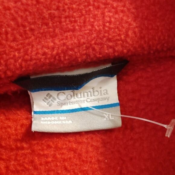 Columbia red fleece vest - Picture 4 of 5